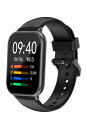 RUIMEN スマートウォッチ iPhone アンドロイド対応 通話機能付き Smart Watch 歩数計 腕時計 着信&メッセージ通知 懐中電灯 天気予報 音楽制御 100+種類運動モード 文字盤 IP68防水 長持ちバッテリー ストップウォッチ 目覚まし時計 長座注意 スマホ探す 日本語説明書 交換