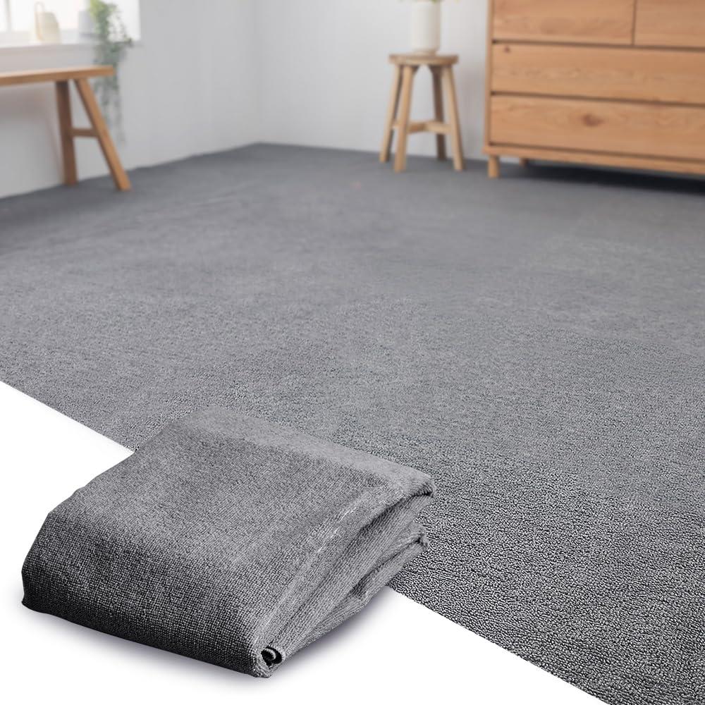 アイリスプラザ 敷詰カーペット フリーカットでお部屋にピッタリ はさみで楽に調節 ロボット掃除機OK ..