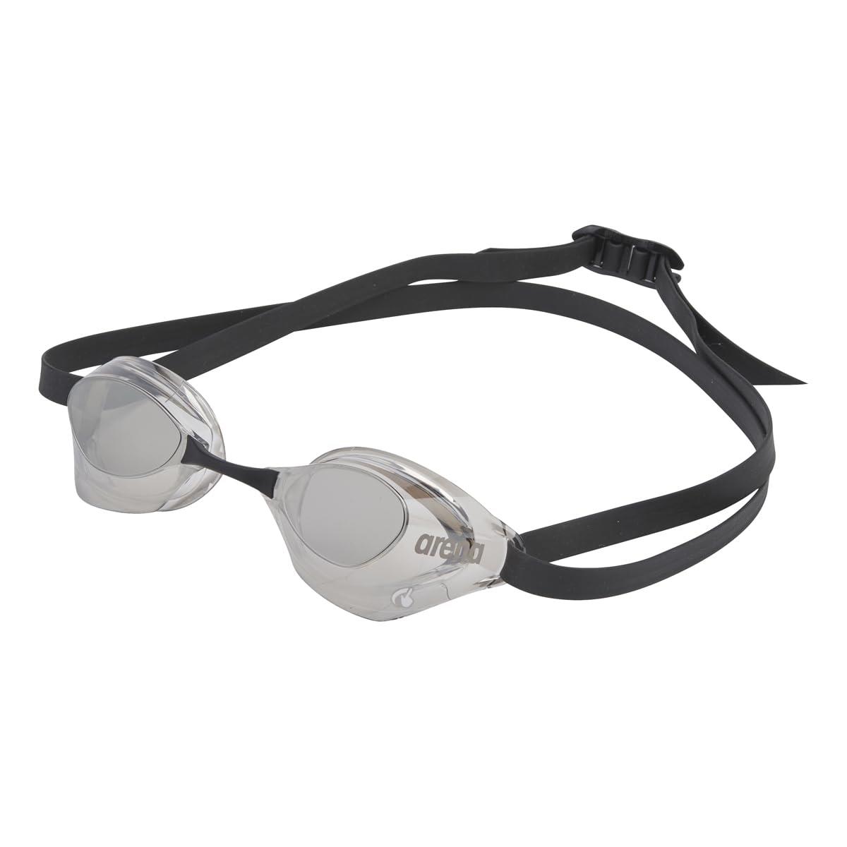 [アリーナ] 【WA承認】 スイミングゴーグル 競泳用 ユニセックス 【アクアフォーススイフト】 フリーサイズ ミラーレンズ スワイプくもり止め 競泳用 AS5SGG06U