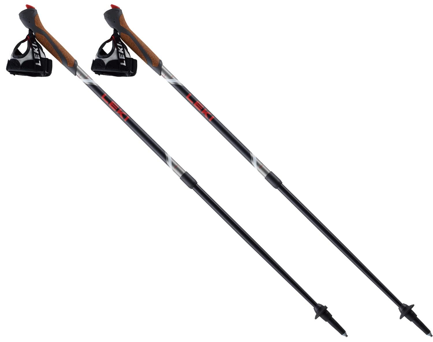 レキ(LEKI) アウトドア 登山 ノルディックウォーキング スピンショート 1300438 ブラック