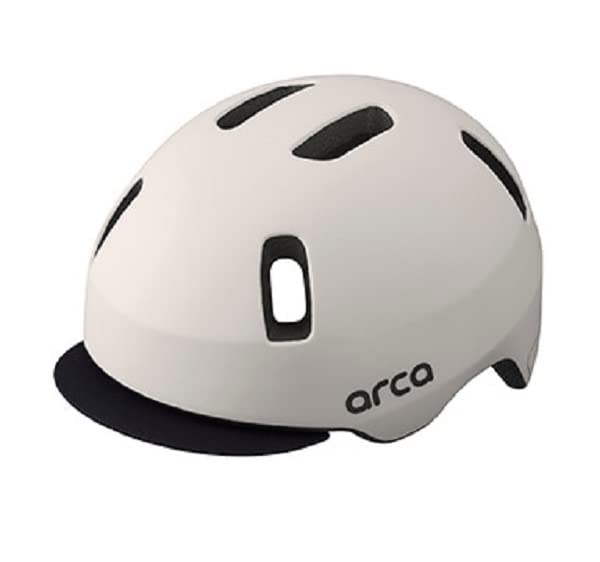 オージーケーカブト(OGK KABUTO) 自転車 ヘルメット ARCA(アルカ) カラー:マットオフホワイト サイズ:頭囲50-54cm
