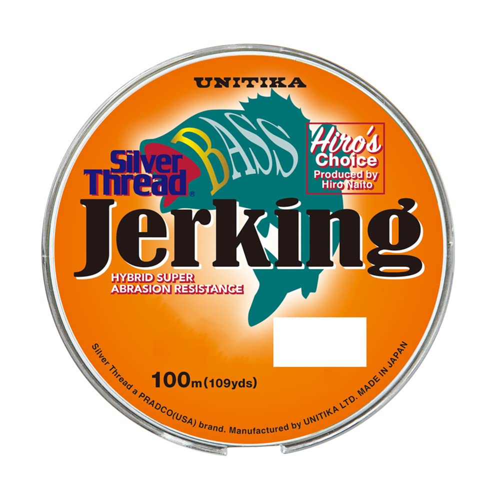 スタイル：100m◆商品名：ユニチカ(UNITIKA) シルバースレッド バス ジャーキング ナイロン 100m 12lb全長:100m / サイズ:12lb (参考号数: 3号) / 標準直径 :0.285mmラインカラー: オレンジ素材: ナイロン (RX-1 ハイブリッド超耐摩耗)おすすめ釣法:ブラックバス (ジャーキング専用)ルアーアクション:高伸度設定でルアーのキレを押されたヌルヌル感を演出！ハイブリッド超耐摩耗(RX-1)を備えた、ジャーキング用ナイロンライン! 高強力で伸度を変えた独自のライン設計はテクニックを最大限に引き出し満足度を高めます。 視認性に優れたオレンジカラー!