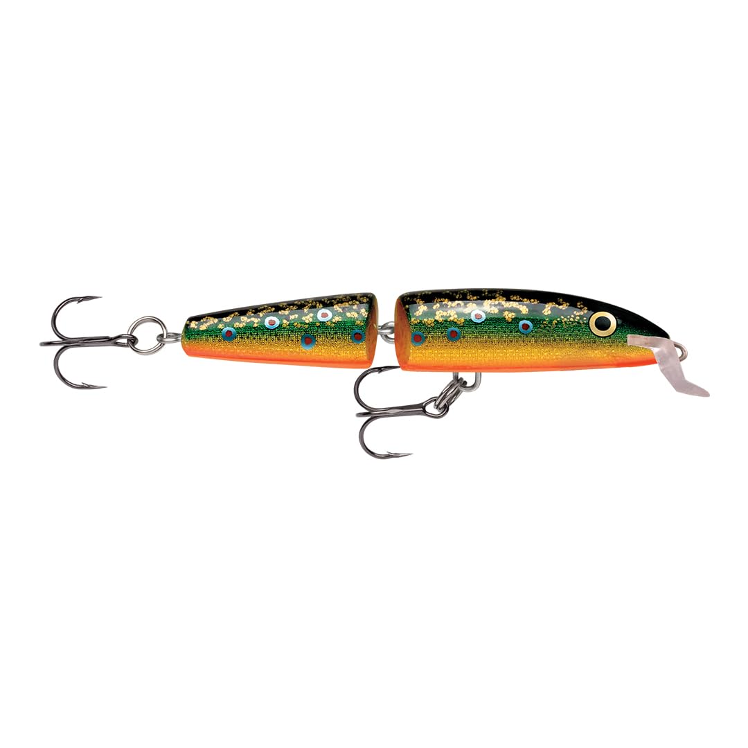サイズ：9cm/11g◆商品名：ラパラ(Rapala) カウントダウンジョインテッド 9cm/11g BTR ブルックトラウト CDJ9Body length:9cm / Weight:11gColor:BTR ブルックトラウトType: Sinking / Running Depth:1.5-2.5mHooks: Two No.5 / バルサ素材【品番:CDJ9】○バルサボディ ＋ ジョイント構造で弱ったベイトを演出! / ○小型オフセットリップで飛距離抜群! / ○ただ巻き、ドリフトでナチュラルなアクション低活性を打ち破る、唯一無二のジョイントアクション 全国各地の釣り人に愛されているカウントダウンジョインテッド。 トップからボトムまで広いレンジ攻略が可能。小型オフセットリップ採用でキャスト時の空気抵抗を減らし、飛距離抜群。ただ巻き、ドリフトでナチュラルな艶めかしいスイミングアクション。