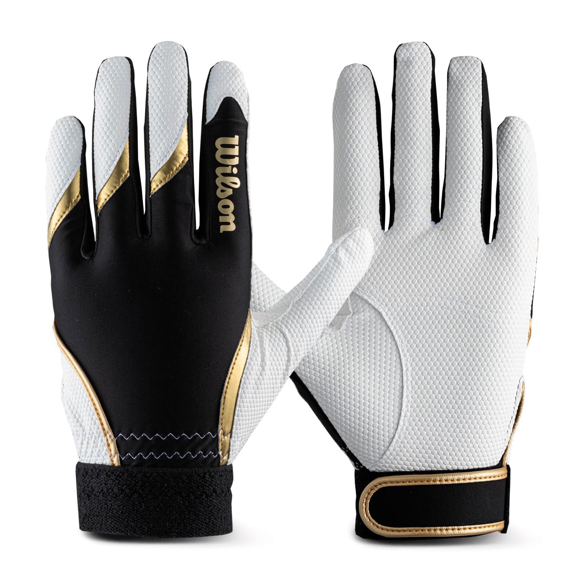 スタイル：左手用◆商品名：Wilson(ウイルソン) 守備用手袋 片手用 左手用 WL-1 M ホワイト/ブラック WB5750201M片手用左手用シングルベルト素材：合成皮革・ポリエステルウォッシャブル、3Dストレッチヒラ側表裏両面、指甲側にもすべらない素材を採用し、グラブに吸いつくフィーリングを実現。