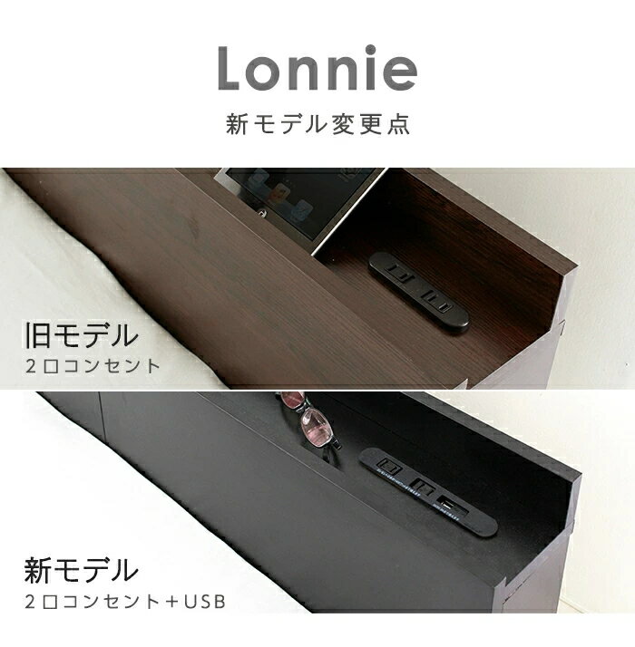 ダブルベッド ローベッド 3Dメッシュポケットコイルマットレスセット グレー Lonnie/ロニー 宮付きフロアベッド USB コンセント付き ダブルサイズ マットレス付き シンプルベッド 部屋広く コンパクト 新生活 低いベッド ベット スノコ 棚付き 組立簡単 2