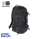 カリマー(karrimor)(メンズ、レディース)バッグ バックパック 登山 リュック cot25 501144-9000 25L ブラック 軽量 高耐久 通気性