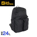 ジャックウルフスキン(JackWolfskin)(メンズ、レディース)バッグ リュック JP UR CNNCT COMMUTER 24 2011381-6000 ブラック 24L