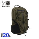 カリマー(karrimor)(メンズ、レディース)バッグ リュック バックパック アルタイル 20 501147-8600 オリーブ 20L