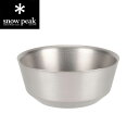 スノーピーク(snow peak) 食器 キャンプ アウトドア チタンダブルボウル 600 TW-241