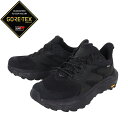 【エントリーでポイント最大10倍キャンペーン!9/10 〜9/11 1:59】ホカ(HOKA)(メンズ)ゴアテックス トレッキングシューズ ローカット 登山靴 アナカパ 2 ロー GTX 1141632-BBLC ブラック