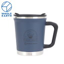 ホールアース(Whole Earth) カップ マグカップ 保温 保冷 フタ付き ダブルマグ WE2PDD02 NVY