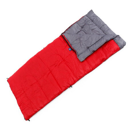 ホールアース(Whole Earth) 寝袋 シュラフ寝具 コンパクト 折りたたみ 軽量 洗える ジュニアシュラフ 丸洗い15 WE27DE11 RED (キッズ)