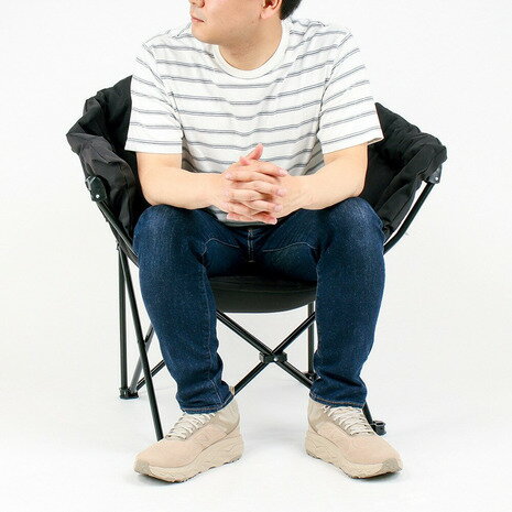 ホールアース(Whole Earth) 椅子 チェア スチール アウトドア おしゃれ 在宅ワーク 折りたたみ キャンプ コンパクト クラムチェア WE23DC35 BLK ベランピング (メンズ、レディース)通販格安セール情報 楽天 通販