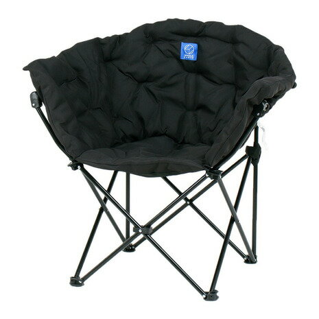 ホールアース(Whole Earth) 椅子 チェア スチール アウトドア おしゃれ 在宅ワーク 折りたたみ キャンプ コンパクト クラムチェア WE23DC35 BLK ベランピング (メンズ、レディース)