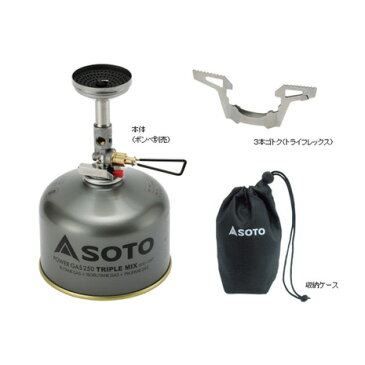 【ポイント13倍〜 10/1 0:00−23:59 要エントリー&カード決済】 SOTOソトSOTOマイクロレギュレーターストーブウインドマスターSOD-310キャンプ用品ストーブ(メンズ、レディース)