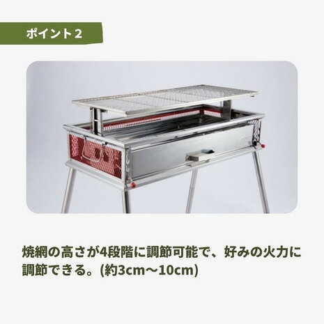 コールマン（Coleman） BBQグリル クールスパイダー プロ/L レッド 2000010394 調理器具 コンロ バーベキュー 3