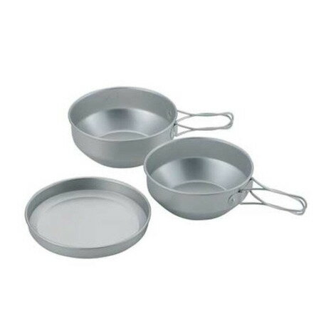 ユニフレーム（UNIFLAME） アルミ食器 ケースセット3 山シリーズ クッカー BBQ 667910