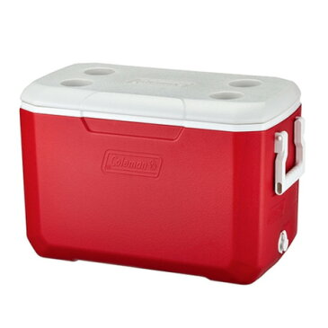 【2点5％OFFクーポン 9/11迄】コールマン（Coleman） クーラーボックス 大型 45L ポリライト 48QT 2000033008 レッド アウトドア キャンプ BBQ バーベキュー 釣り