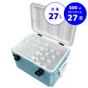 5 10限定 エントリー＆対象4店舗買い回りで最大P10倍 イグルー igloo クーラーボックス アイスボックス 27L 保冷 ネスティングクーラー ライトブルー 150500