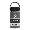 【エントリーでポイント最大10倍キャンペーン!9/4 20:00~9/5】ハイドロフラスク(HydroFlask) 水筒 ボトル ステンレスボトル 保冷 保温 12 oz Wide Mouth 8900140050201 Stone