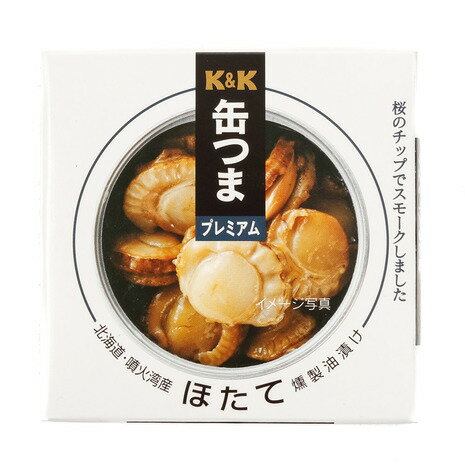 K&K（K&K）（メンズ、レディース、キッズ）缶つま 北海道・噴火湾産ほたて燻製油漬 317856