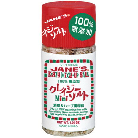 楽天Victoria L-Breath楽天市場支店ジェーン（JANE s） クレイジーソルト ミニ 30g ASH 005679 キャンプ BBQ 調味料 アウトドア