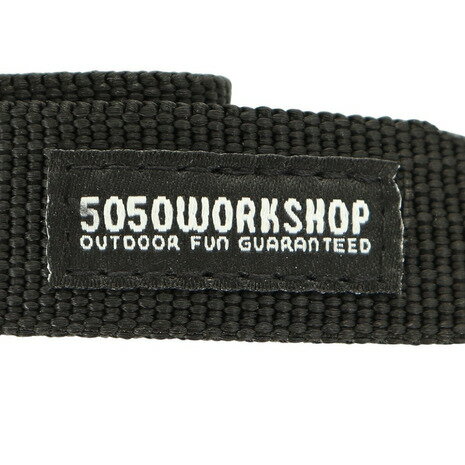 5050ワークショップ（5050WORKSHOP） 荷造り 荷締め ベルト アウトドア キャンプ ブラック WEBBING BELT 0255WS4283 3