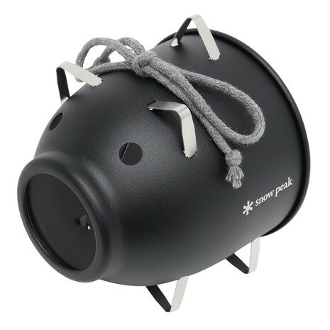 スノーピーク(snow peak) 雪峰祭 2025春 アルミ蚊取り 豚ミニ ブラック FES-087-1-BK