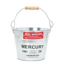マーキュリー(MERCURY) ブリキ バケツ スモール ブラック ME047182