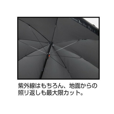 キャプテンスタッグ（CAPTAIN STAG） ブラックラベル UVカットパラソル 200cm ブラ...