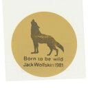ジャックウルフスキン(JackWolfskin) JP BTBW WOLF ステッカー 8007731-5605
