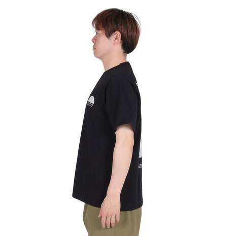スノーピーク（snow peak）（メンズ）カジュアル Alpha Breeze Typography 半袖Tシャツ TS-24SU001BK 速乾