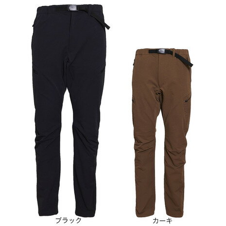 POLEWARDS（メンズ）ストレッチ ファスナー付き マルチポケット トレックサーモリニングパンツ PW2JJD07