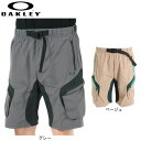 オークリー(OAKLEY)(メンズ)USサイズ 撥水 カーゴパンツ ハーフパンツ ダブル ファスナー ラチチュード Latitude Cargo Short F...