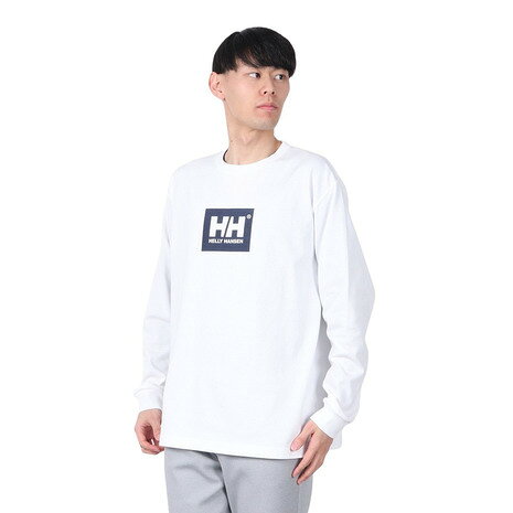 【全商品対象ポイント10倍キャンペーン・要エントリー 3/1(日)限定】ヘリーハンセン（HELLY HANSEN）（メンズ）長袖Tシャツ ロゴ HH32540 CW