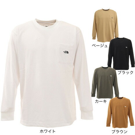 ノースフェイス（THE NORTH FACE）（メンズ） 長袖Tシャツ ロンT ロングスリーブ ポケットTシャツ NT82130X