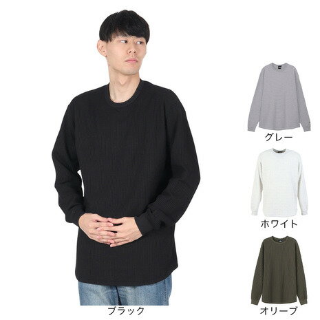ザ・ノース・フェイス（THE NORTH FACE）（メンズ、レディース）長袖Tシャツ ロンT ロングスリーブウォームワッフルクルー NT62436