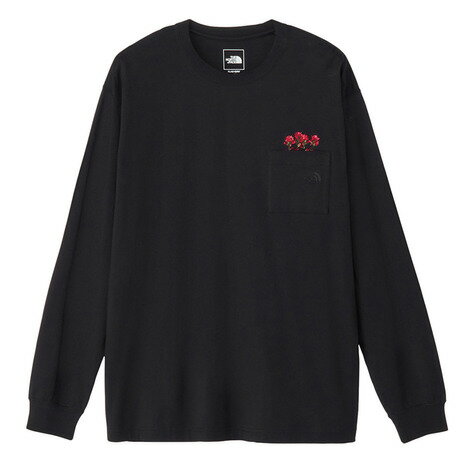 ザ・ノース・フェイス（THE NORTH FACE）（メンズ）ロンT フラッシュドライフラワーロゴ長袖Tシャツ NT..
