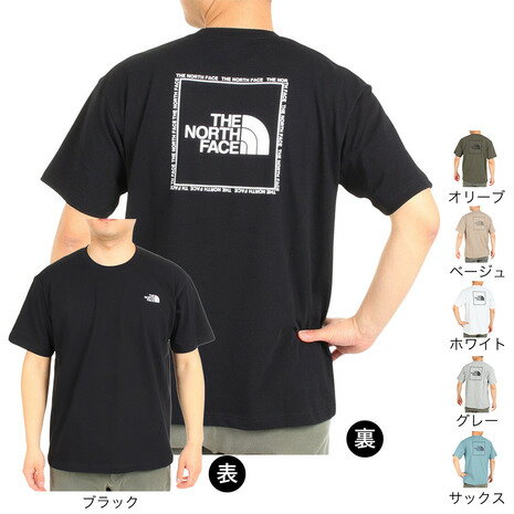 ザ・ノース・フェイス 服（父向き） ノースフェイス（THE NORTH FACE）（メンズ）半袖Tシャツ TNF SQAR LOGO Tシャツ NT32334X