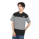 ザ・ノース・フェイス(THE NORTH FACE)(メンズ)半袖Tシャツ ショートスリーブ パネルボーダーTシャツ NT32406 K 速乾