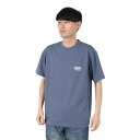 マーモット(Marmot)(メンズ)半袖Tシャツ MMW エンブロイダリーTシャツ MTSS25MST064-C079 インディゴブルー 速乾