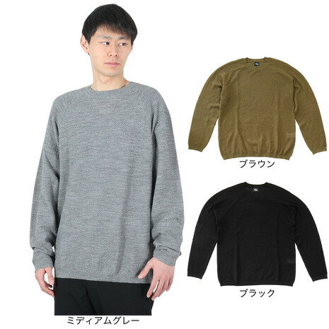 クルーネックニット SY32ゴルフ 男性◆WASHABLE WOOL SWEATER｜MEN'S◆SY32 by SWEET YEARS GOLF[SYG-23A001ABS]