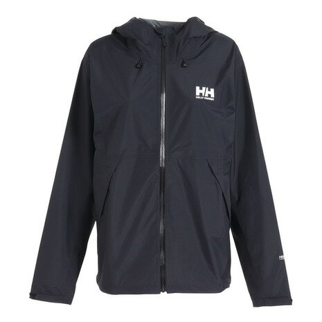 ヘリーハンセン（HELLY HANSEN）（レディース）春 アウター ライトアウター ジャケット レイネライトジャケット HOE12312 K ブラック スタッフサック付 防水 透湿 軽量