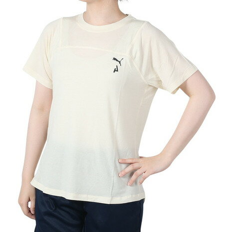 プーマ(PUMA)(レディース)半袖シャツ SEASONS ウール ショートスリーブTシャツ 52413065