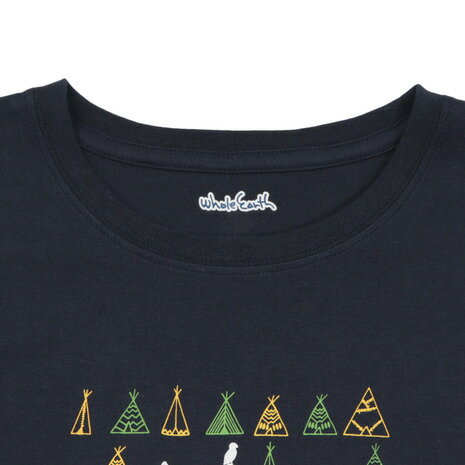 Whole Earth 【多少の傷汚れありの為大奉仕】キッズ TENT Tシャツ WE21KA03NVY （キッズ）