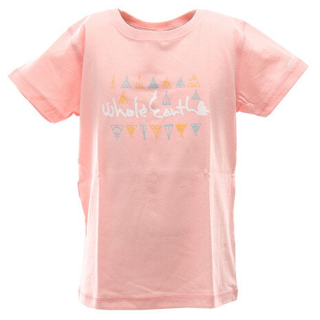 Whole Earth 【多少の傷汚れありの為大奉仕】キッズ TENT Tシャツ WE21KA03PNK （キッズ）