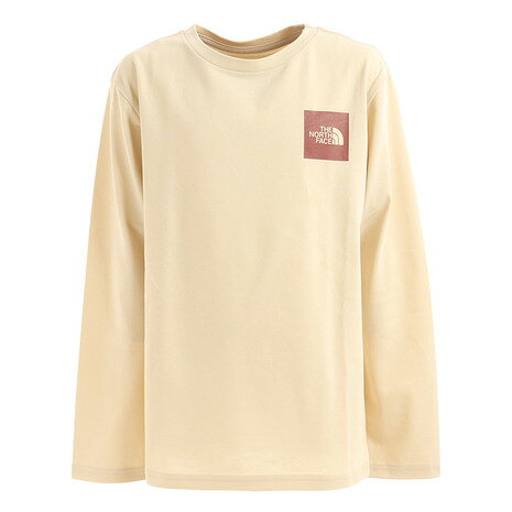 North Face (THE NORTH FACE) Shorts Pants Junior Long Sleeve Small Square Logo Tea NTJ82119 BS (Kids)