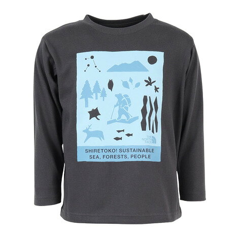 【ポイント最大10倍キャンペーン・要エントリー 3/4 20:00 - 3/11 1:59】ザ・ノース・フェイス（THE NORTH FACE）（キッズ）ジュニア 長袖 ロングスリーブ シレトコトコティー SHIRETOKO TOKO T NTT82530ST AG UVカット