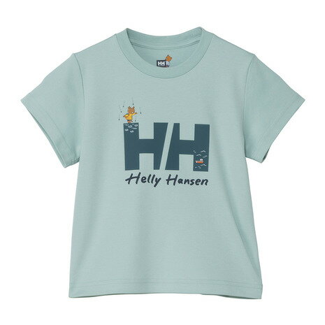 樂天商城 - ヘリーハンセン（HELLY HANSEN）（キッズ）半袖 ロゴヘリーベア Tシャツ HJ62602 SN