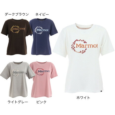 マーモット アウトドアウェア レディース マーモット（Marmot）（レディース） 半袖Tシャツ ウィメンズバーネットロゴハーフスリーブクルー TOWQJA53